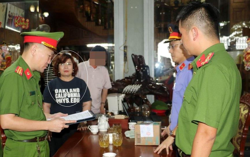 Công an tỉnh Nghệ An khởi tố, bắt tạm giam đối tượng Nguyễn Thị Hoan.
