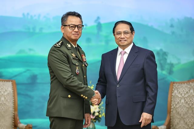 Đại tướng Phan Văn Giang chủ trì hội đàm với Đại tướng Tea Seiha.