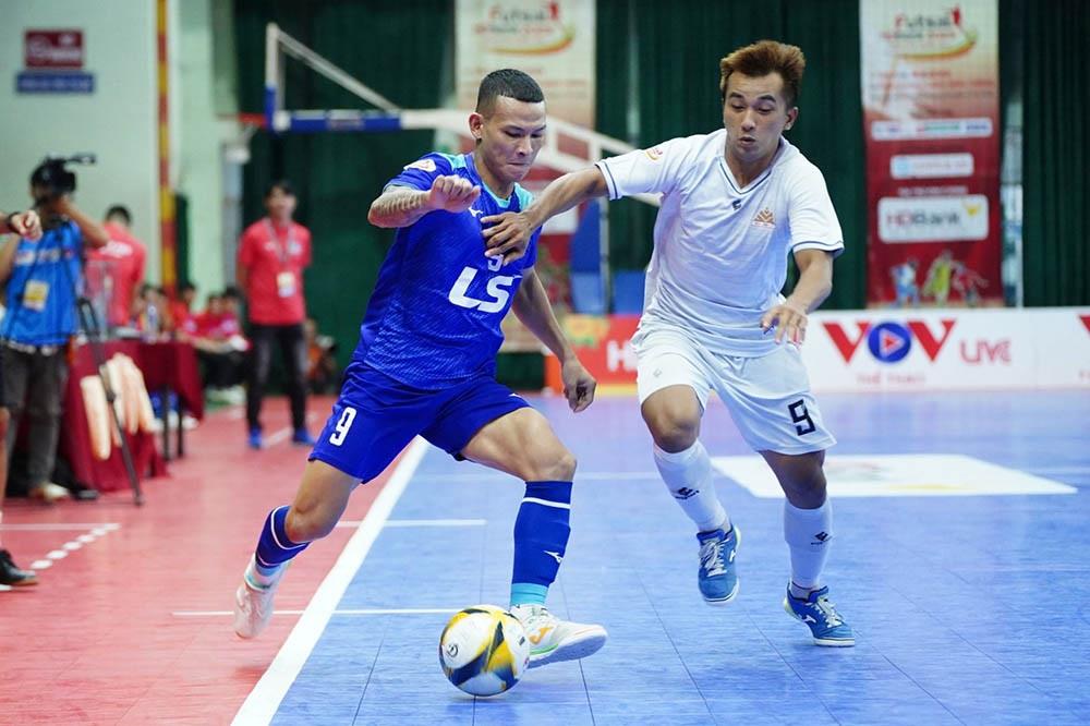 Thái Sơn Nam (áo sẫm) vô địch Futsal HDBank Cúp Quốc gia 2023.