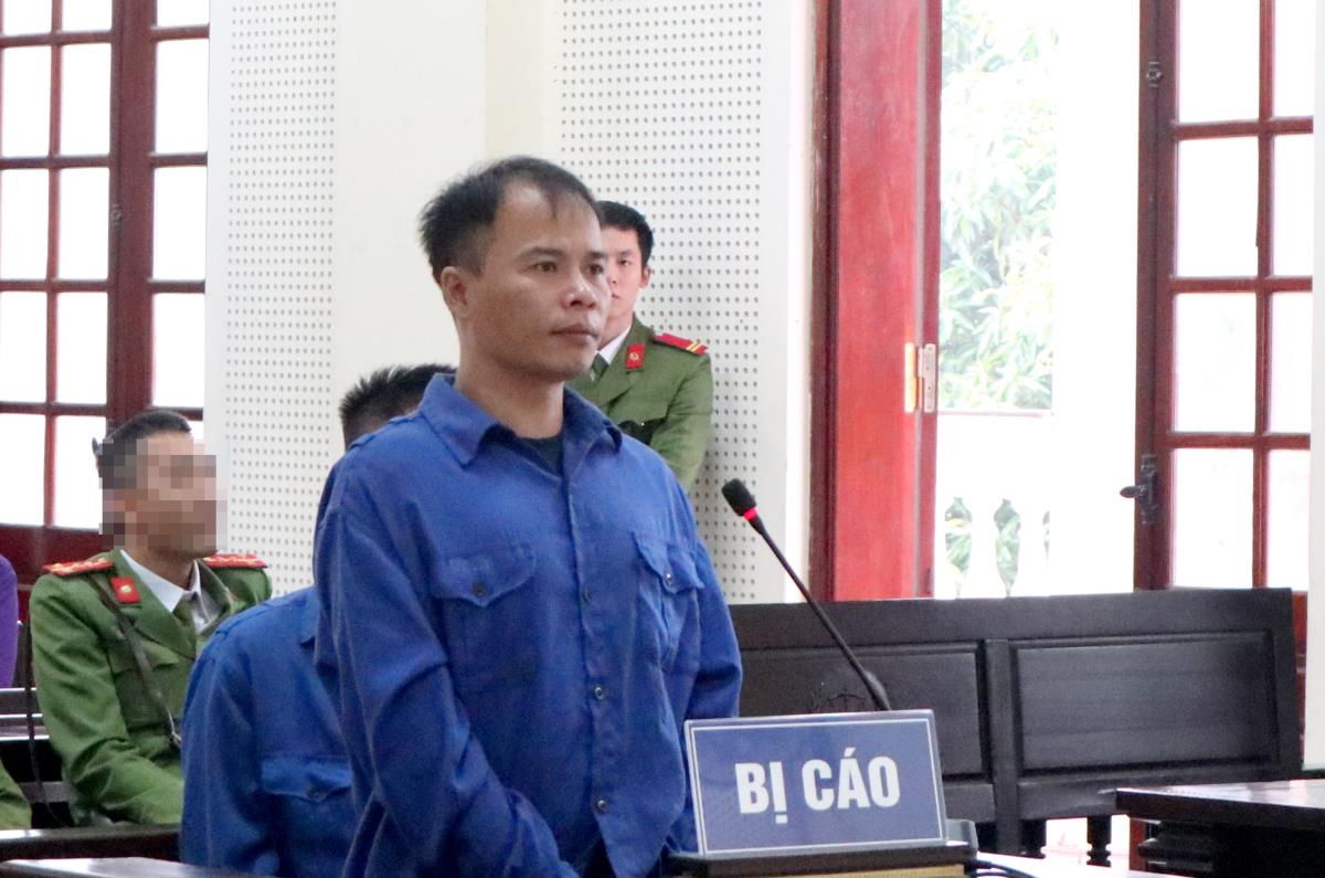 Bị cáo Lê Duy Cường khai nhận tại tòa.