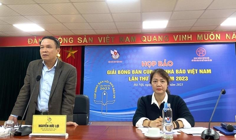 Đại diện Hội Nhà báo Việt Nam thông tin về Giải.