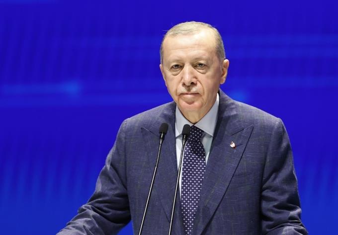 Tổng thống Thổ Nhĩ Kỳ Tayyip Erdogan phát biểu tại Istanbul ngày 15-9. Ảnh: AFP