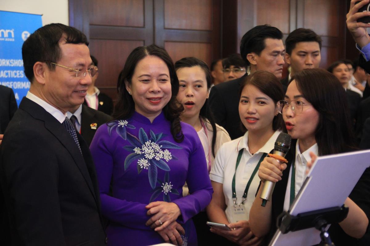 Thứ trưởng Bộ thông tin và Truyền thông Nguyễn Thanh Lâm, phát biểu tại buổi họp báo. Ảnh: P.V