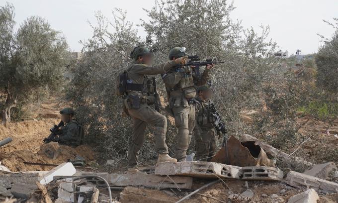 Binh sĩ Israel tham chiến tại Dải Gaza tháng 12-2023. Ảnh: IDF