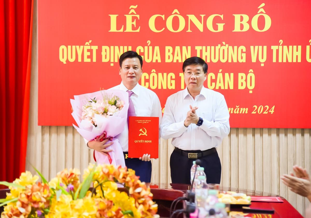 Phạm Vũ Cường, Phó Trưởng ban Nội chính Tỉnh ủy phát biểu nhận nhiệm vụ mới