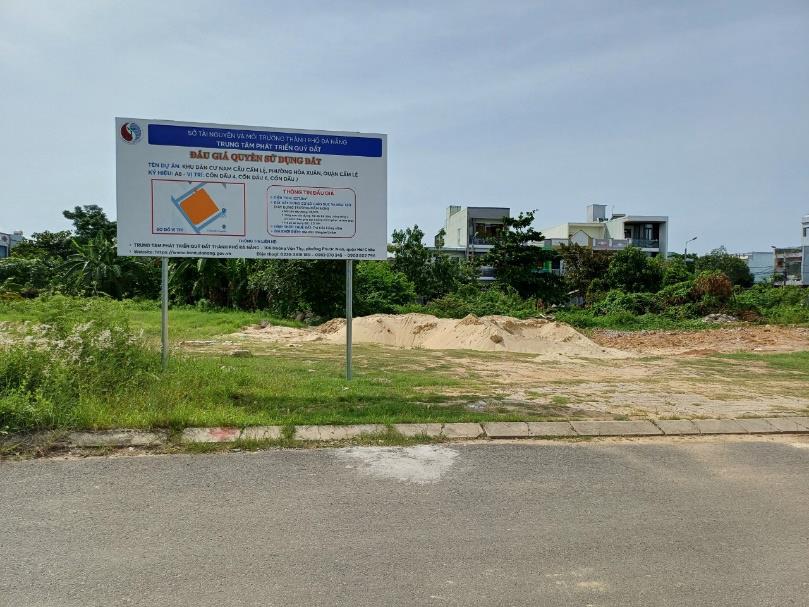 Khu đất hơn 2,2 ngàn m2 tại đường Cồn Dầu 4 phường Hòa Xuân được đấu giá xây trường mầm non đã có chủ.