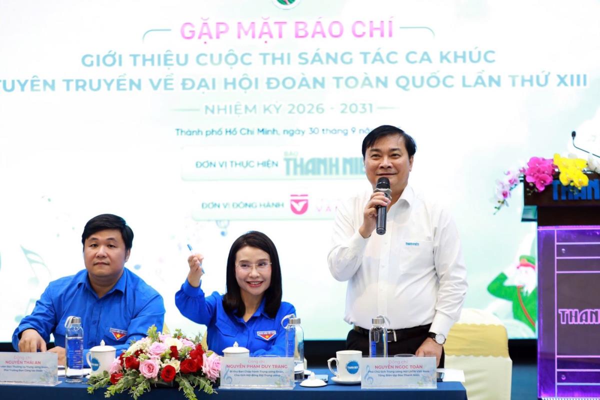 Ban tổ chức thông tin về cuộc thi sáng tác ca khúc tuyên truyền Đại hội Đoàn toàn quốc lần thứ XIII, nhiệm kỳ 2026 - 2031.