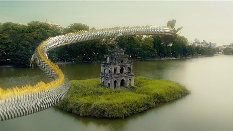 Nghệ sỹ Nhân dân Thanh Hoa cùng Trúc Nhân, Phương Mỹ Chi trong MV. Ảnh: NSX