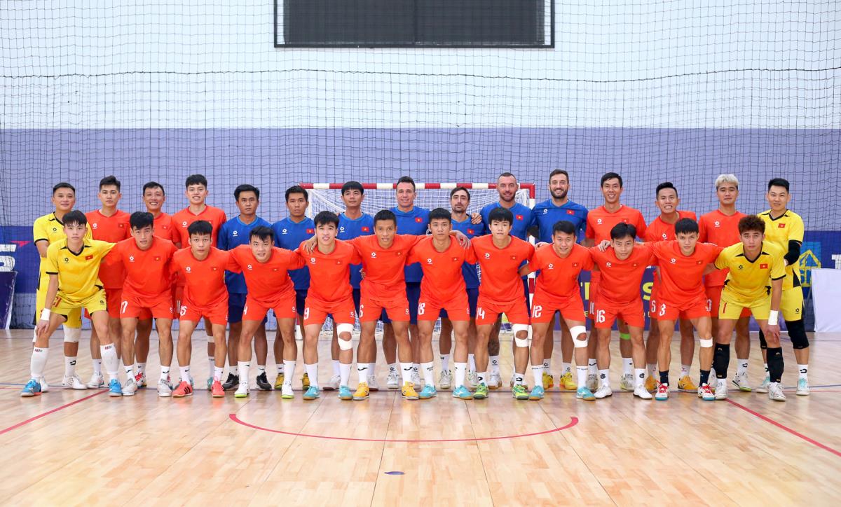 Nội dung futsal nam của SEA Games 33 có 5 đội tuyển tham dự, gồm Việt Nam (ảnh), Thái Lan, Indonesia, Malaysia và Myanmar.