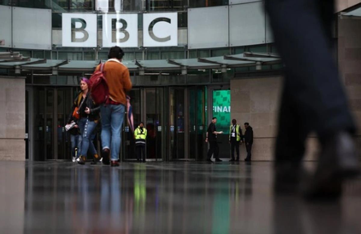 Trụ sở BBC tại London, Anh. Ảnh: AFP