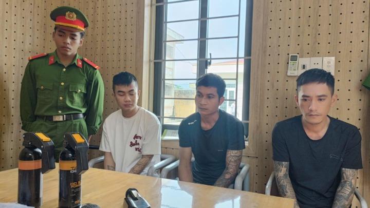 3 đối tượng tại cơ quan Công an.