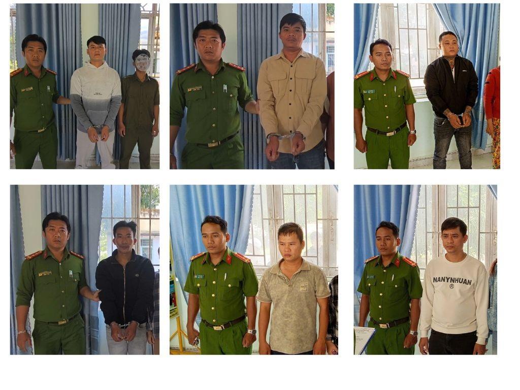 6 đối tượng bị khởi tố trong vụ án.