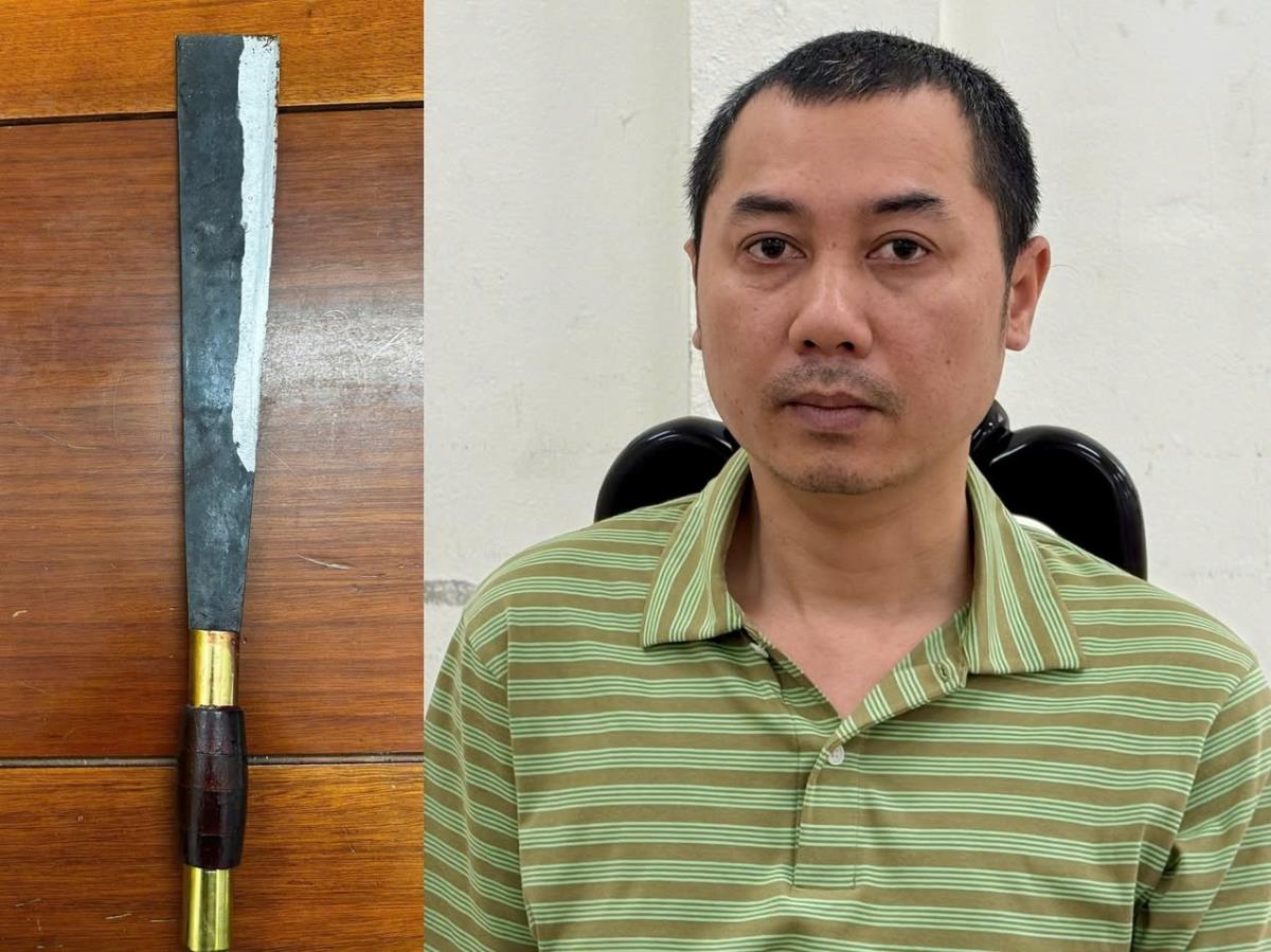 Đỗ Đức Trọng tại cơ quan Công an