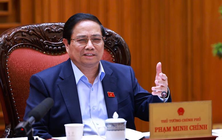Bí thư Thành ủy Đà Nẵng Nguyễn Văn Quảng phát biểu tại cuộc họp - Ảnh: Nhật Bắc