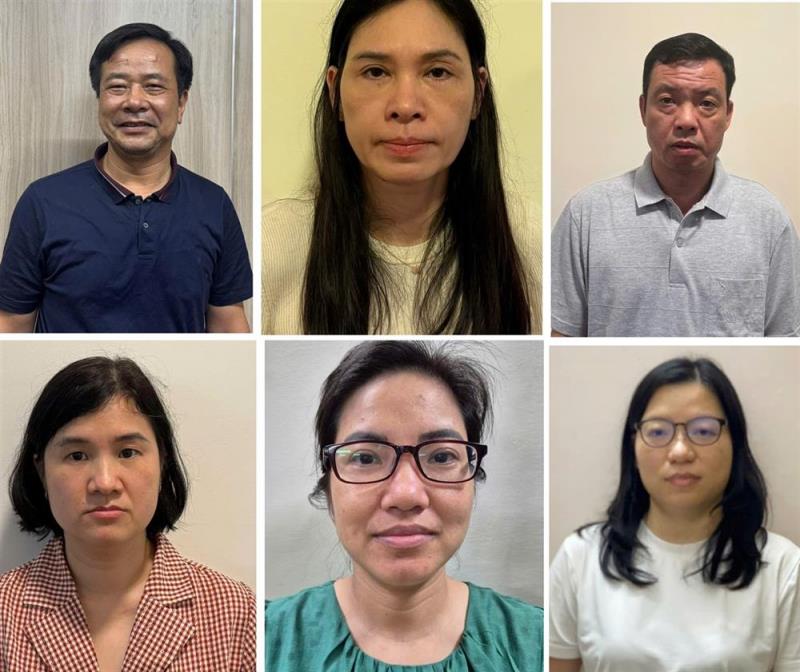 Các đối tượng Nghiêm Quốc Hưng, Phạm Thị Hạnh, Nguyễn Đình Thám, Đặng Thị Phương, Trần Hồng Hạnh, Nguyễn Thị Cẩm Anh.