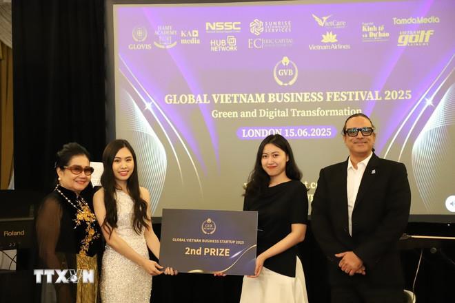 Giải Nhì cuộc thi GVB Start-up 2025 được trao cho đội Futuristic Microalgae, với dự án sử dụng vi tảo để xử lý nước thải.