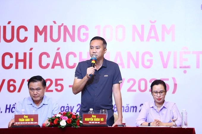 Phó Chủ tịch VFF Nguyễn Xuân Vũ gửi lời cảm ơn đến các phóng viên vì những đóng góp trong thời gian qua.