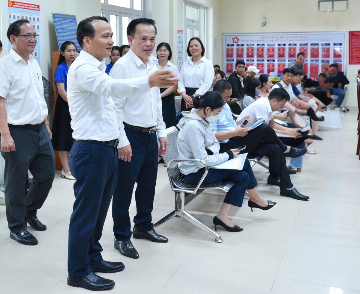 Vận hành thử nghiệm hoạt động chính quyền hai cấp tại P. Hòa Cường sáng 25-6.