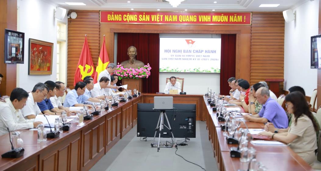 Bộ trưởng Bộ VH-TT&DL, Nguyễn Văn Hùng chủ trì Hội nghị Ban chấp hành Ủy Ban Olympic Việt Nam lần thứ 5 nhiệm kỳ VI.