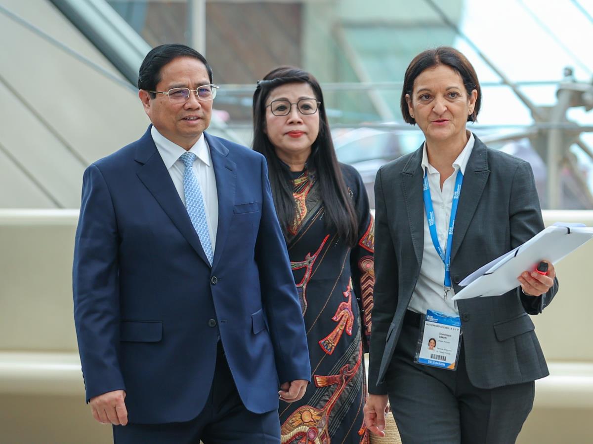 Thủ tướng Phạm Minh Chính và Phu nhân tham dự Hội nghị UNOC 3 theo lời mời của Tổng Thư ký Liên hợp quốc Antonio Guterres và Tổng thống Cộng hòa Pháp Emmanuel Macron.