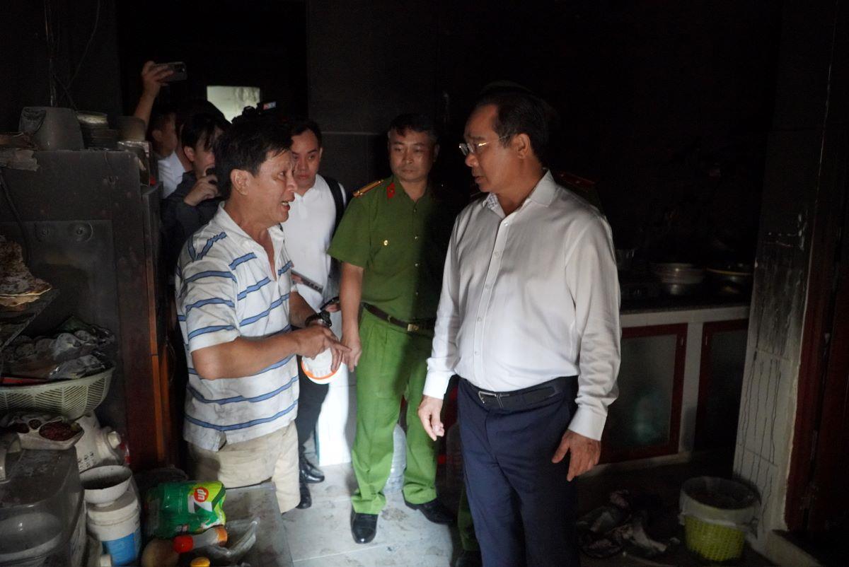 Hiện trường vụ cháy.
