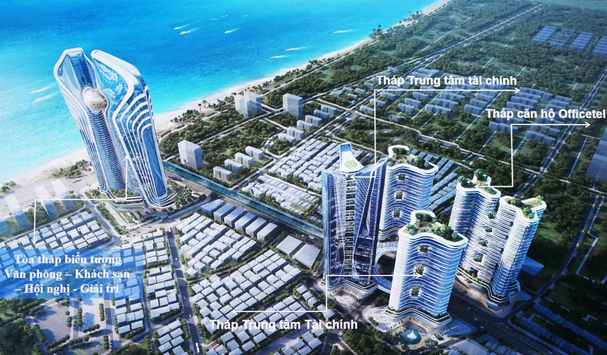 Một khối nhà thuộc Khu công viên phần mềm số 2 được sử dụng làm trụ sở làm việc tạm thời cho Ban trù bị thành lập IFC và của các cơ quan, tổ chức thuộc IFC tại TP Đà Nẵng.