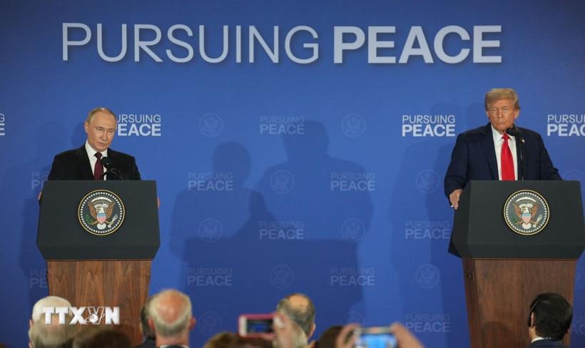 Sau cuộc gặp ở Alaska (Mỹ) ngày 15-8 của 2 Tổng thống Vladimir Putin và Donald Trump (ảnh) Nga và Mỹ không đạt được thỏa thuận hòa bình về Ukraine.