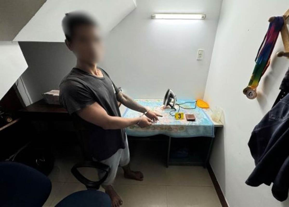 Đối tượng N.V.T bị bắt giữ.