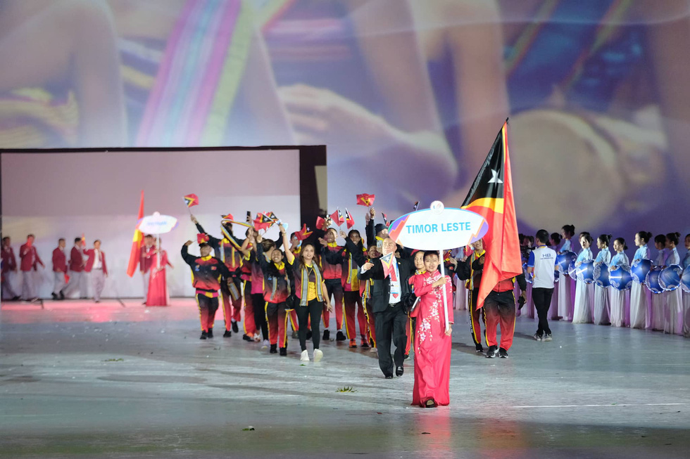 Đoàn Thể thao Timor Leste - Ảnh: NAM TRẦN
