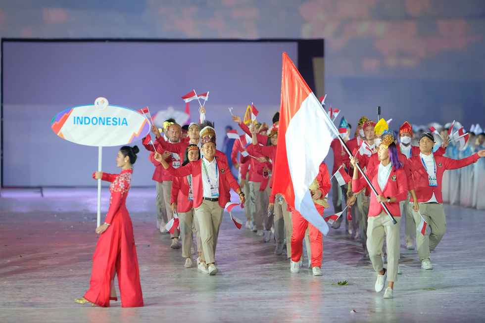Đoàn Thể thao Indonesia - Ảnh: NAM TRẦN