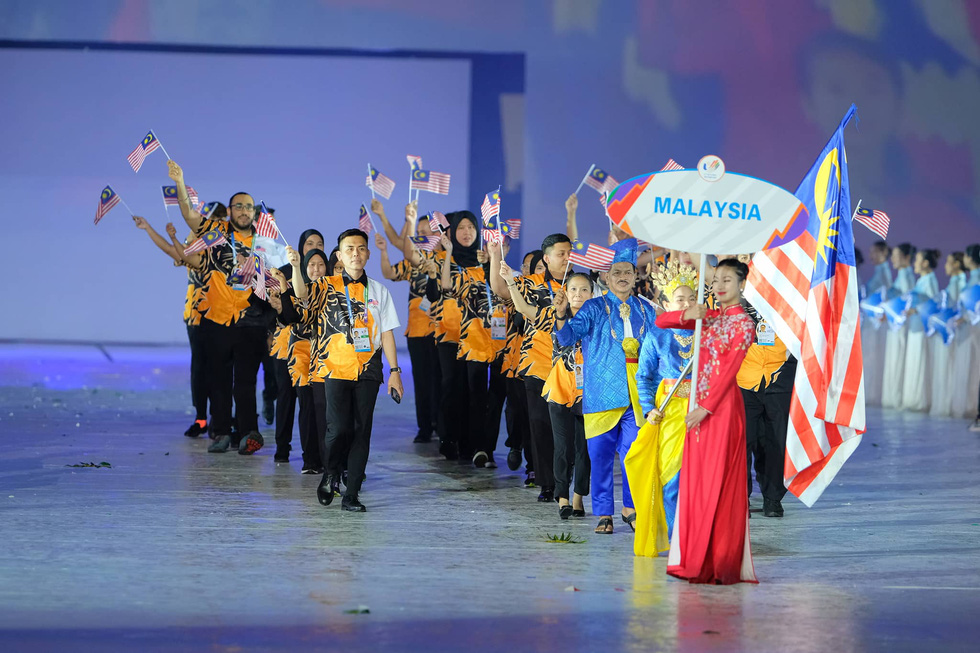 Đoàn Thể thao Malaysia - Ảnh: NAM TRẦN