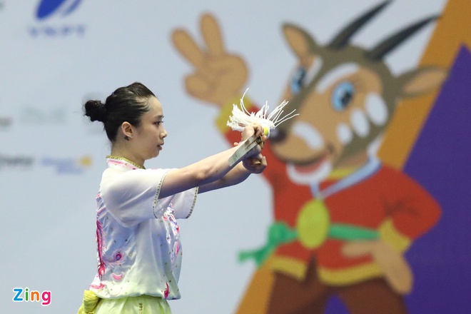 Dương Thúy Vi tái xuất và giành HCV ở SEA Games 31. Ảnh: Minh Chiến.