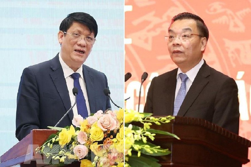 Hai ông Nguyễn Thanh Long (trái) và Chu Ngọc Anh. Ảnh: TTXVN