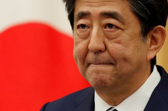 Cựu thủ tướng Nhật Shinzo Abe - Ảnh: REUTERS