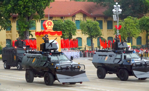 Các khối xe đặc chủng bọc thép chống đạn, tác chiến chống khủng bố của lực lượng CSCĐ.