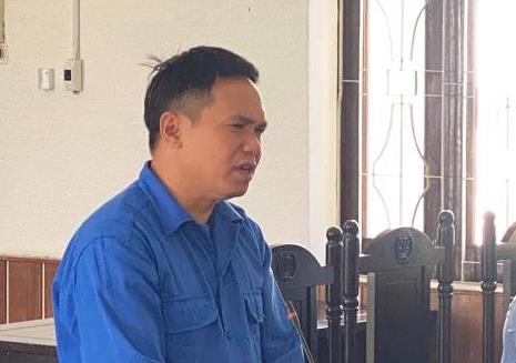 Bị cáo Đoàn Minh Hạnh tại phiên tòa.