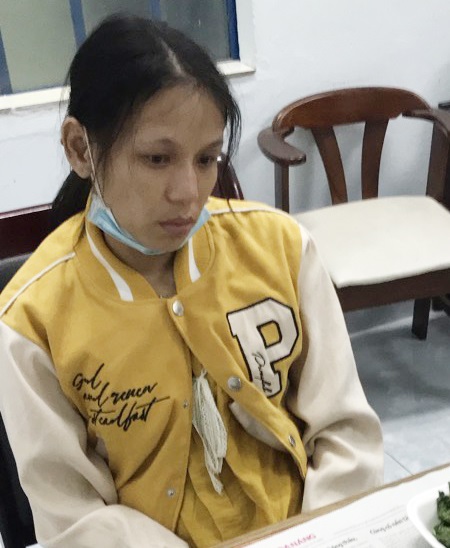Nguyễn Thị Phương Thảo bị bắt khi đang lẩn trốn tại phòng trọ.