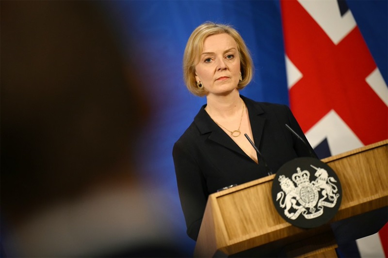 Bà Truss từ chức chỉ sau 6 tuần đảm nhận cương vị Thủ tướng Anh.
Ảnh: Getty Images