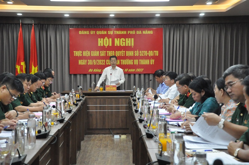 Bí thư Thành ủy Nguyễn Văn Quảng phát biểu tại hội nghị.