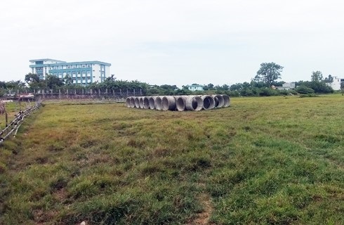 Khu đất xây dựng trường Cao đẳng Phương Đông cơ sở 2 tại Hòa Nhơn.