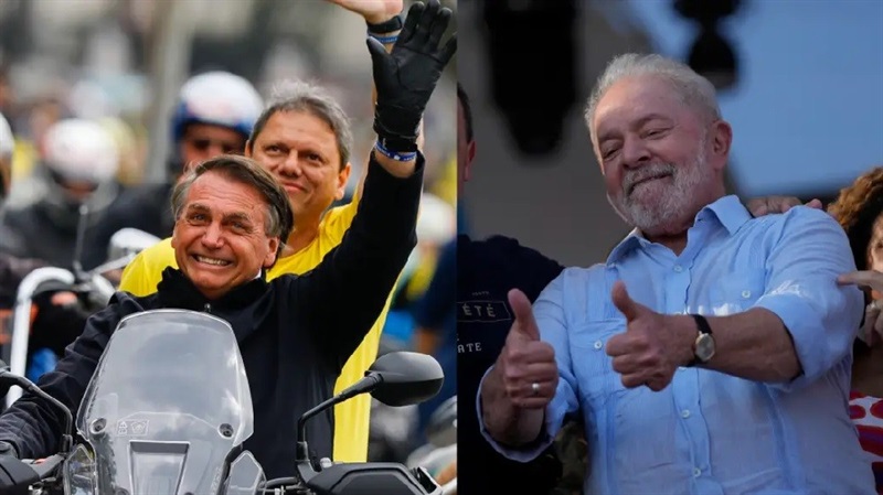 Cuộc bầu cử Tổng thống Brazil năm 2022 là cuộc đua song mã giữa hai ứng viên Lula da Silva và Jair Bolsonaro. Ảnh: Global News