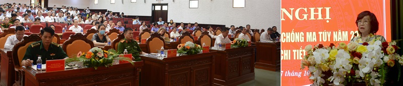Phó Chủ tịch UBND TP Ngô Thị Kim Yến phát biểu tại hội nghị tập huấn.