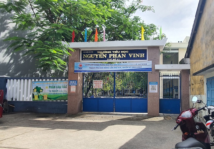Trường TH Nguyễn Phan Vinh- nơi xảy ra sự việc nói trên