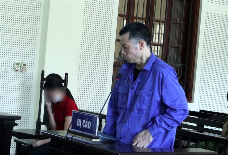 Bị cáo Tô Văn Trì khai nhận tại tòa.