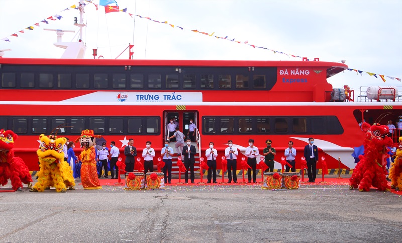 Tàu du lịch cao tốc Trưng Trắc chạy tuyến Đà Nẵng – Lý Sơn lớn cỡ nào?
