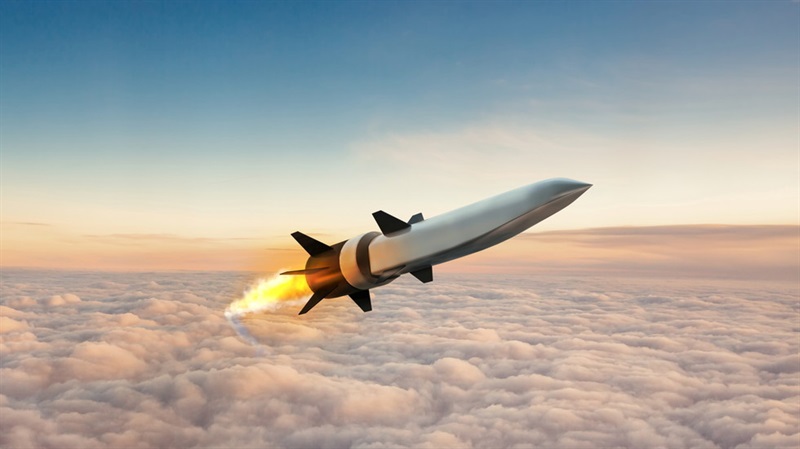 Mô phỏng tên lửa siêu vượt âm của Mỹ. Ảnh: RT