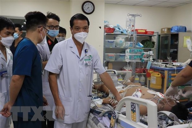 Bệnh nhân đang được điều trị tích cực tại Bệnh viện Quân y 175 (TP Hồ Chí Minh).