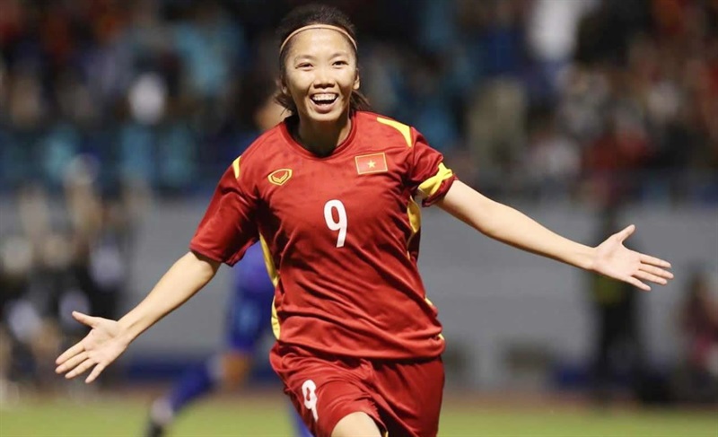 Tuyển bóng đá nữ Việt Nam ăn mừng chức vô địch SEA Games 31. (Ảnh: Hồng Nam)