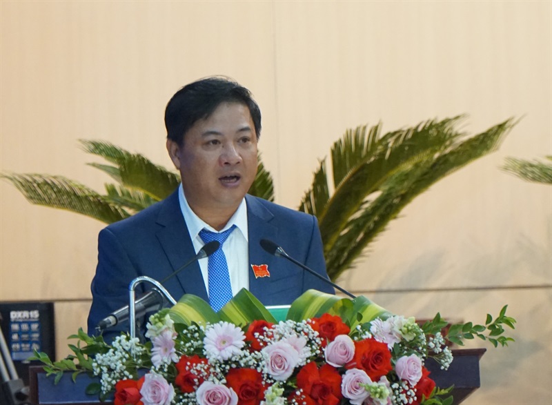 Chủ tịch HĐND TP Lương Nguyễn Minh Triết phát biểu khai mạc kỳ họp