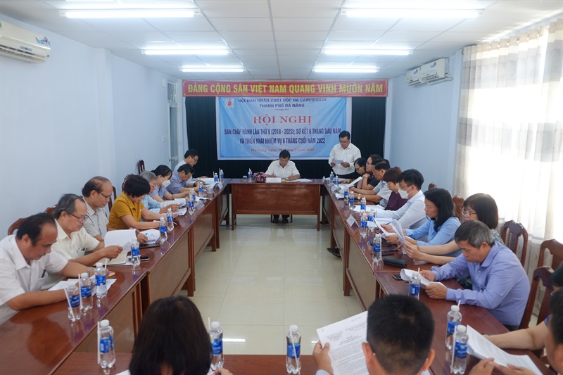 Hội nạn nhân chất độc da cam/dioxin TP Đà Nẵng tổng kết công tác 6 tháng đầu năm 2022.